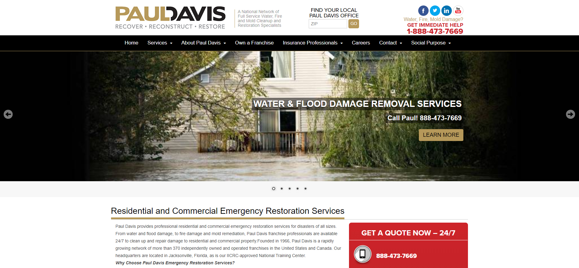 Paul Davis website